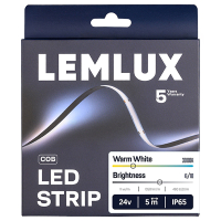 Led strip 5 meter | 3000K | COB | 480 leds p/m | IP65 | 24V LLE00013