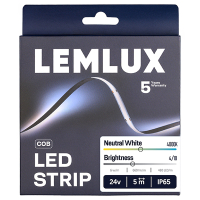 Led strip 5 meter | 4000K | COB | 480 leds p/m | IP65 | 24V LLE00041