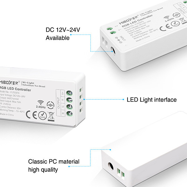 123led Led strip controller RGB 12-24V (MiLight, MiBoxer)  LDR07803 - 2