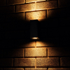 123led Led wandlamp Up & Down | San Francisco | Geschikt voor 2x GU10 (Zwart, IP44)  LDR05028 - 7