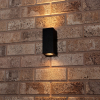 123led Led wandlamp Up & Down | San Francisco | Geschikt voor 2x GU10 (Zwart, IP44)  LDR05028 - 6