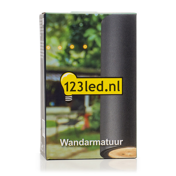 123led Led wandlamp Up & Down | Santa Barbara | Geschikt voor 2x GU10 (Zwart, IP44)  LDR01377 - 5