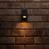 123led Led wandlamp vierkant | San Diego | Geschikt voor 1x GU10 (Zwart, IP44)  LDR05027 - 8