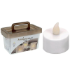 Led waxinelichtjes | Wit | Incl. Batterijen | 24 stuks
