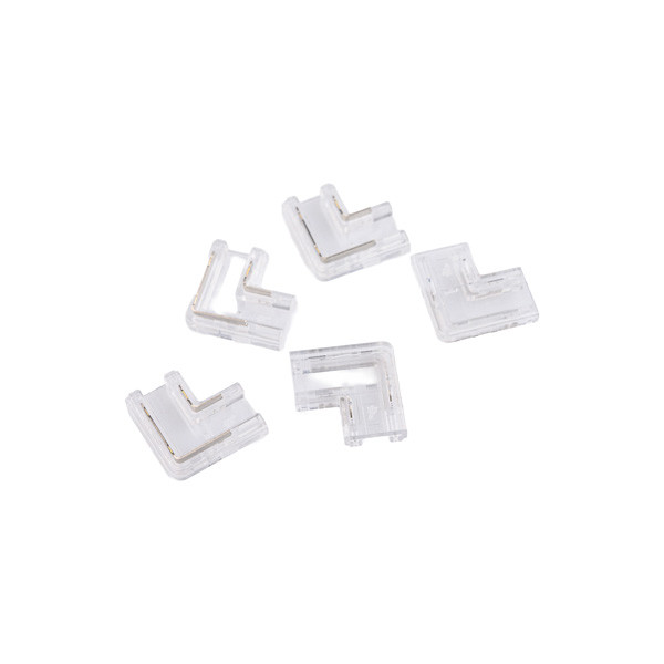 Ledstrip connector | Hoekstuk | 10mm | Enkelkleurig | 5 stuks LLE00032 - 3