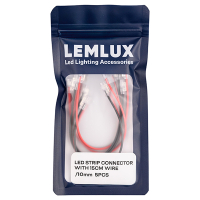 Ledstrip connector | Klikconnector | 10mm | Enkelkleurig | 5 stuks LLE00028