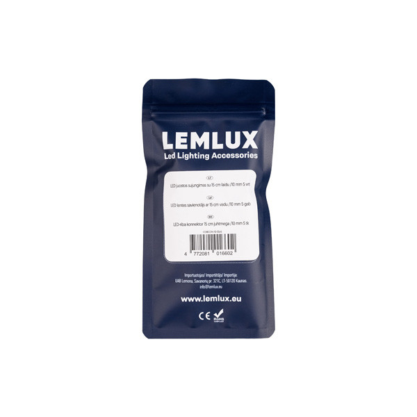 Ledstrip connector | Klikconnector | 10mm | Enkelkleurig | 5 stuks LLE00028 - 2