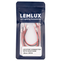 Ledstrip connector | Klikconnector | 8mm | Enkelkleurig | 5 stuks LLE00034