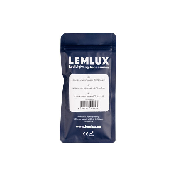 Ledstrip connector | Met draad | 10mm | RGB | 5 stuks LLE00038 - 2