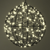 Lichtbol kerst | Ø 18 cm | Extra warm wit & warm wit | 200 lampjes | Zwart LDR07334 - 3