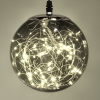 Lichtbol kerst | Ø 18 cm | Extra warm wit & warm wit | 80 lampjes | Smokey LDR07337 - 3