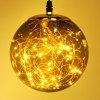 Lichtbol kerst | Ø 18 cm | Extra warm wit & warm wit | 80 lampjes | Smokey LDR07337 - 2
