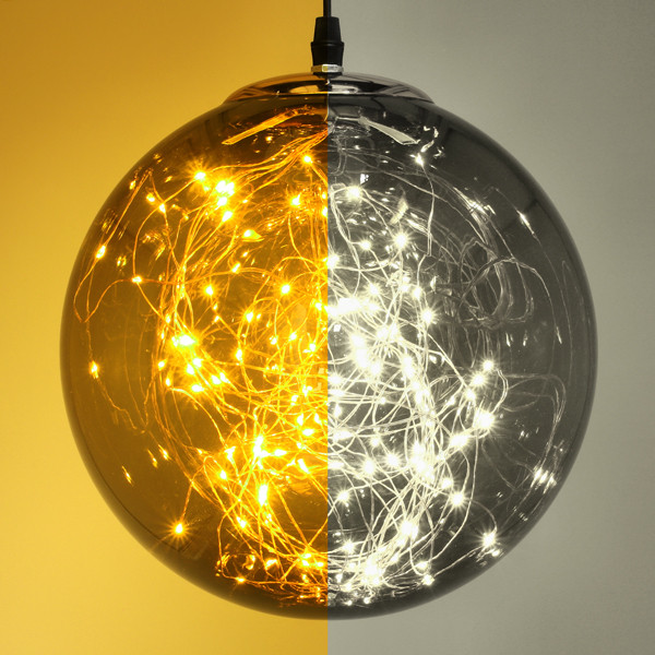 Lichtbol kerst | Ø 25 cm | Extra warm wit & warm wit | 125 lampjes | Smokey LDR07338 - 1