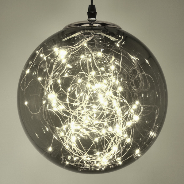 Lichtbol kerst | Ø 25 cm | Extra warm wit & warm wit | 125 lampjes | Smokey LDR07338 - 3