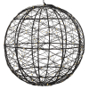 Lichtbol kerst | Ø 25 cm | Extra warm wit & warm wit | 300 lampjes | Zwart LDR07335 - 4