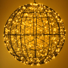 Lichtbol kerst | Ø 35 cm | Extra warm wit & warm wit | 500 lampjes | Zwart LDR07336 - 2