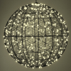 Lichtbol kerst | Ø 35 cm | Extra warm wit & warm wit | 500 lampjes | Zwart LDR07336 - 3