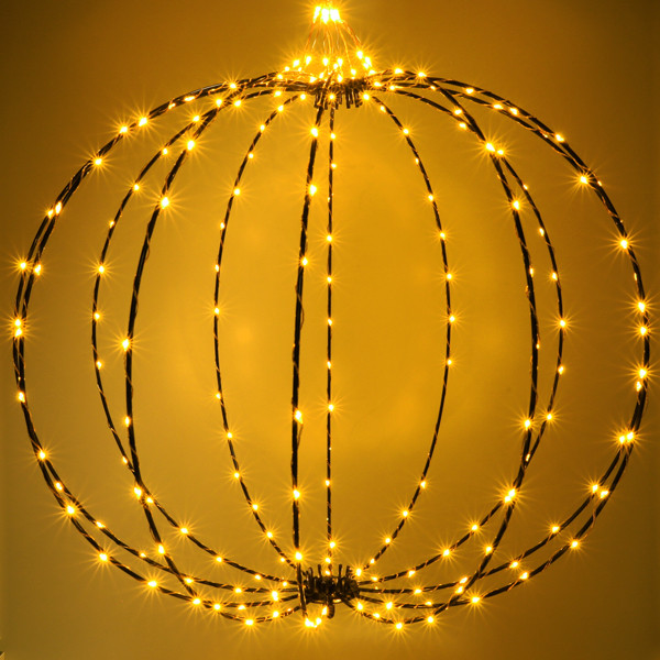 Lichtbol kerst | Ø 60 cm | Extra warm wit & warm wit | 288 lampjes | Zwart LDR07333 - 2