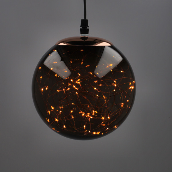 Lichtbol kerst Ø 18 cm | Extra warm wit & warm wit | 80 lampjes | Smokey LDR07337 - 2