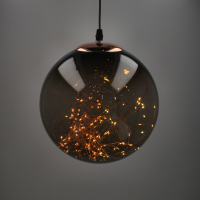 Lichtbol kerst Ø 25 cm | Extra warm wit & warm wit | 125 lampjes | Smokey LDR07338