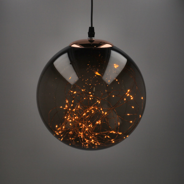 Lichtbol kerst Ø 25 cm | Extra warm wit & warm wit | 125 lampjes | Smokey LDR07338 - 2