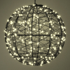 Lichtbol kerst Ø 25 cm | Extra warm wit & warm wit | 300 lampjes | Zwart LDR07335 - 3