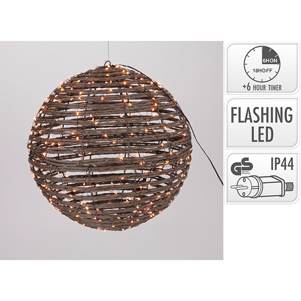 Lichtbol kerst Ø 25 cm | Warm wit | 300 lampjes | IP44 LKO00893 - 2