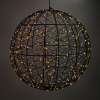 Lichtbol kerst Ø 35 cm | Extra warm wit & warm wit | 500 lampjes | Zwart LDR07336 - 1
