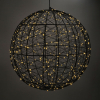 Lichtbol kerst Ø 35 cm | Extra warm wit & warm wit | 500 lampjes | Zwart LDR07336 - 2