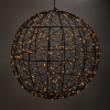 Lichtbol kerst Ø 35 cm | Extra warm wit & warm wit | 500 lampjes | Zwart LDR07336 - 3