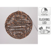 Lichtbol kerst Ø 35 cm | Warm wit | 400 lampjes | Bruin LKO00894 - 2
