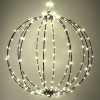 Lichtbol kerst Ø 40 cm | Extra warm wit & warm wit | 192 lampjes | Zwart LDR07331 - 3