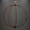 Lichtbol kerst Ø 40 cm | Extra warm wit & warm wit | 192 lampjes | Zwart LDR07331 - 1