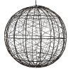 Lichtbol kerst Ø 50 cm | Extra warm wit & twinkle | 800 lampjes | Zwart LDR07395 - 3