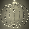 Lichtbol kerst Ø 50 cm | Extra warm wit & warm wit | 216 lampjes | Zwart LDR07332 - 3