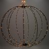 Lichtbol kerst Ø 50 cm | Extra warm wit & warm wit | 216 lampjes | Zwart LDR07332 - 1