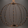 Lichtbol kerst Ø 50 cm | Extra warm wit & warm wit | 216 lampjes | Zwart LDR07332 - 2