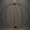 Lichtbol kerst Ø 50 cm | Extra warm wit & warm wit | 216 lampjes | Zwart LDR07332 - 3