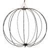 Lichtbol kerst Ø 50 cm | Extra warm wit & warm wit | 216 lampjes | Zwart LDR07332 - 4