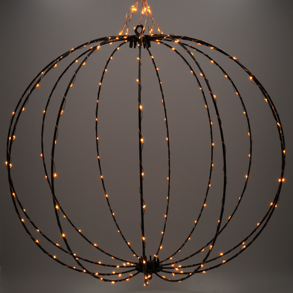 Lichtbol kerst Ø 60 cm | Extra warm wit & warm wit | 288 lampjes | Zwart LDR07333 - 2