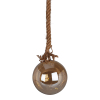 Lichtbol kerst op batterijen | Ø 12 cm | Amber | 10 lampjes | Warm wit LKO00868 - 1