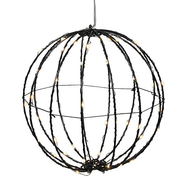 123led Lichtbol op batterijen | Ø 20 cm | 50 leds | Warm wit  LDR03602 - 1
