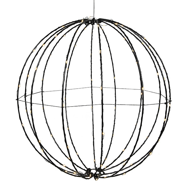 123led Lichtbol op batterijen | Ø 38 cm | 90 leds | Warm wit  LDR03604 - 1