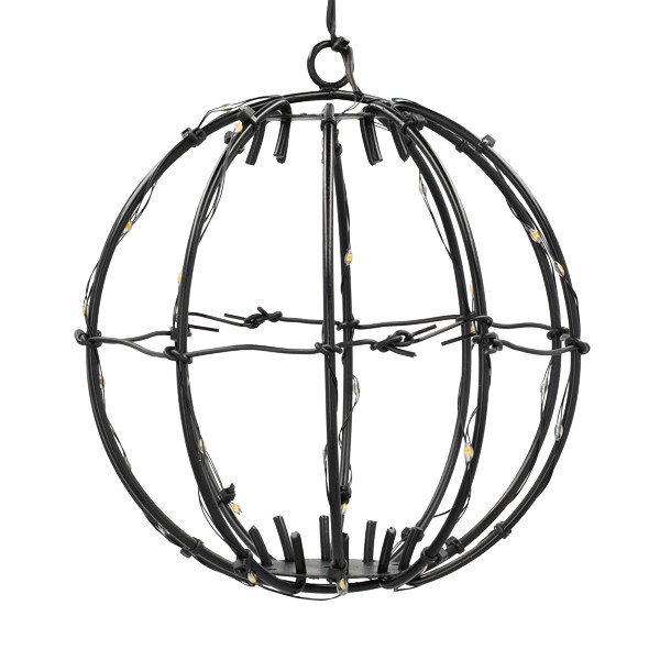 Lichtbol op batterijen Ø 15 cm | Extra warm wit & warm wit | 40 lampjes LDR07352 - 4