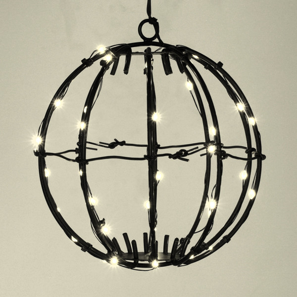 Lichtbol op batterijen Ø 15 cm | Extra warm wit & warm wit | 40 lampjes LDR07352 - 3