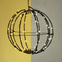 Lichtbol op batterijen Ø 20 cm | Extra warm wit & warm wit | 50 lampjes LDR07353