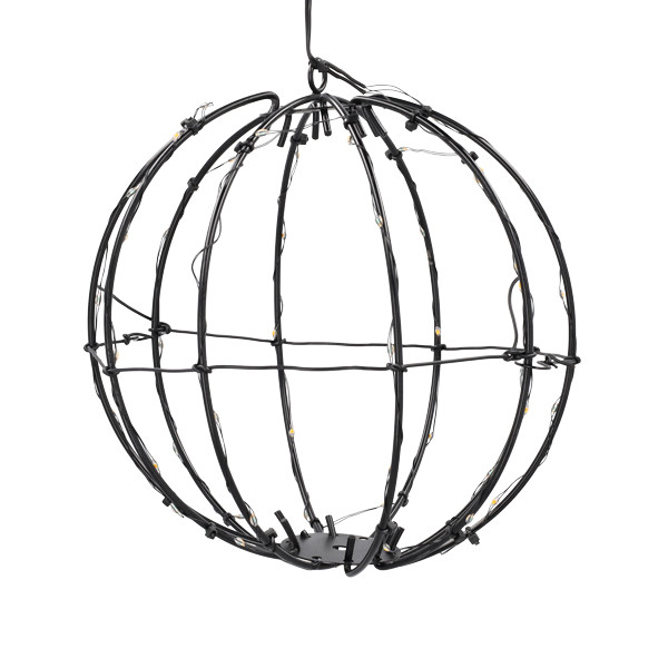 Lichtbol op batterijen Ø 20 cm | Extra warm wit & warm wit | 50 lampjes LDR07353 - 4