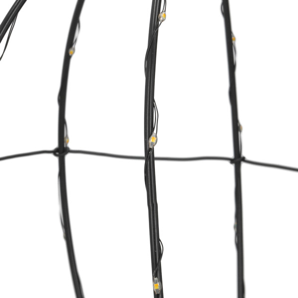 Lichtbol op batterijen Ø 28 cm | Extra warm wit & warm wit | 80 lampjes LDR07354 - 5