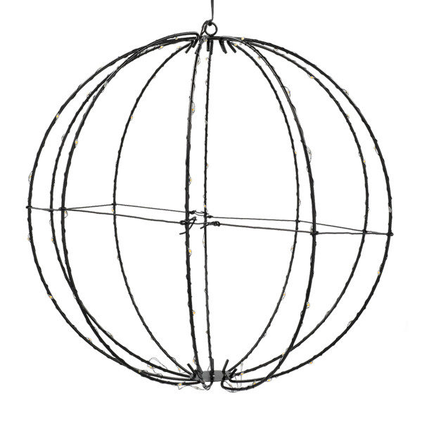 Lichtbol op batterijen Ø 38 cm | Extra warm wit & warm wit | 90 lampjes LDR07355 - 4