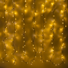 123led Lichtgordijn 100x200 | extra warm wit & warm wit | 320 lampjes  LDR07012 - 2
